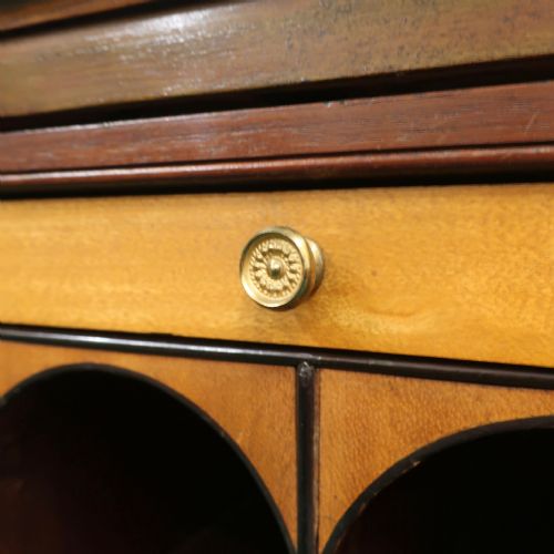 GEORGIAN MAHOGANY SECRETAIRE BOOKCASE - ADDITIONAL PHOTO 13