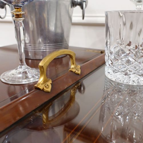 EDWARDIAN MAHOGANY MARQUETRY DRINKS TABLE - ADDITIONAL PHOTO 14