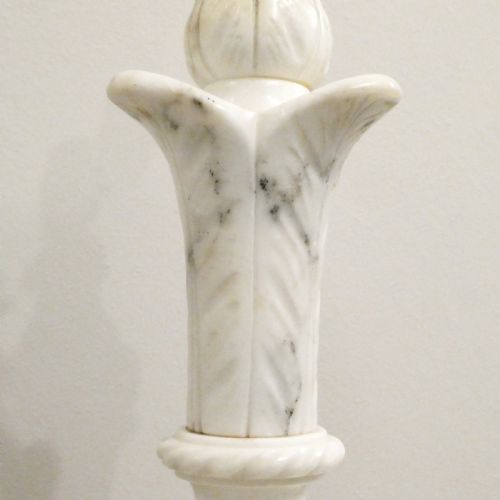 EARLY 20TH CENTURY ITALIAN ALABASTER TABLE LAMP - ADDITIONAL PHOTO 3