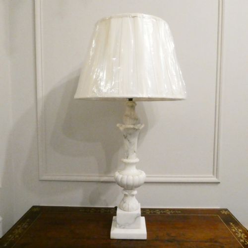 EARLY 20TH CENTURY ITALIAN ALABASTER TABLE LAMP - ADDITIONAL PHOTO 7