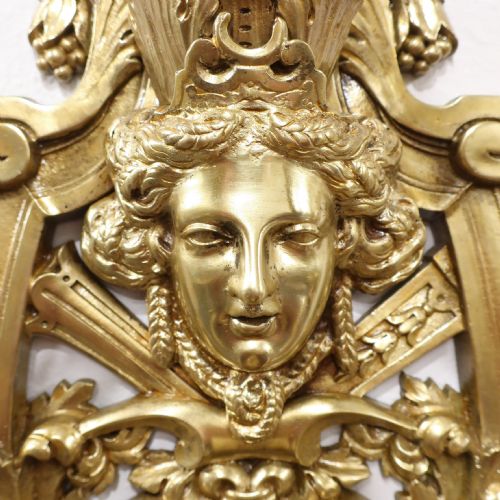 PAIR OF LOUIS XIV STYLE GILT BRONZE WALL LIGHTS - ADDITIONAL PHOTO 4