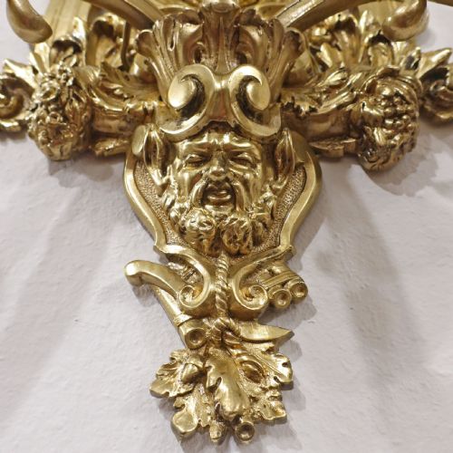 PAIR OF LOUIS XIV STYLE GILT BRONZE WALL LIGHTS - ADDITIONAL PHOTO 10