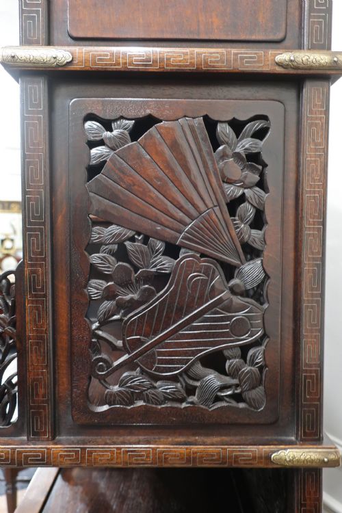JAPANESE MEIJI PERIOD SHODANA CABINET - ADDITIONAL PHOTO 20