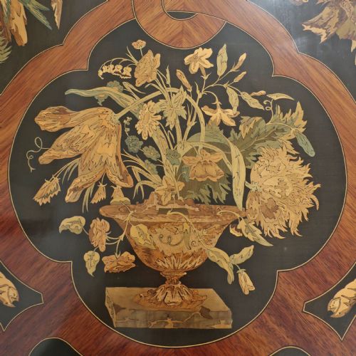 FRENCH LOUIS XV STYLE MARQUETRY WRITING TABLE - ADDITIONAL PHOTO 5