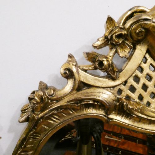 PAIR OF FRENCH ROCOCO STYLE GILTWOOD WALL MIRRORS - ADDITIONAL PHOTO 8