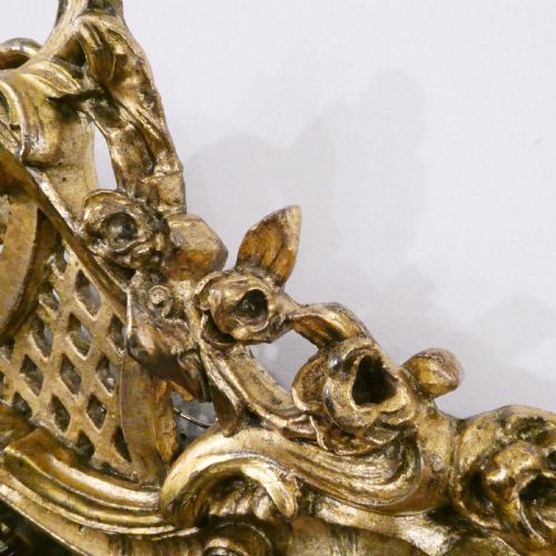 PAIR OF FRENCH ROCOCO STYLE GILTWOOD WALL MIRRORS - ADDITIONAL PHOTO 10