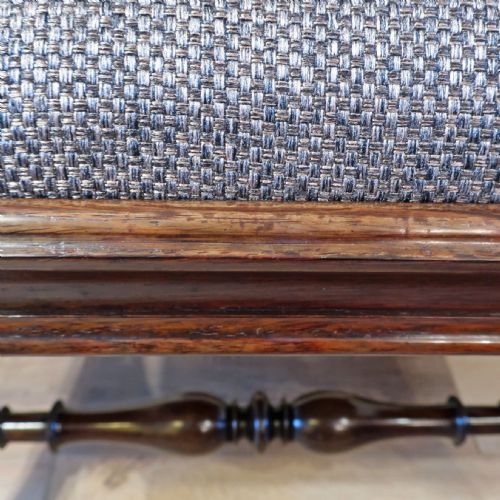 EARLY VICTORIAN ROSEWOOD STOOL - ADDITIONAL PHOTO 8