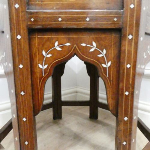 LATE 19TH CENTURY HOSHIARPUR OCTAGONAL TABLE - ADDITIONAL PHOTO 9