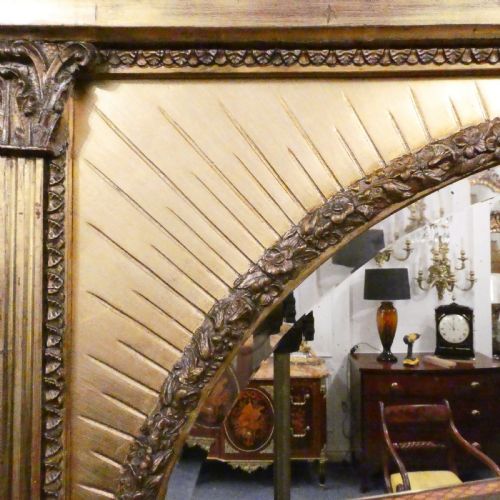 VICTORIAN GILT WALL MIRROR IN THE REGENCY STYLE - ADDITIONAL PHOTO 3