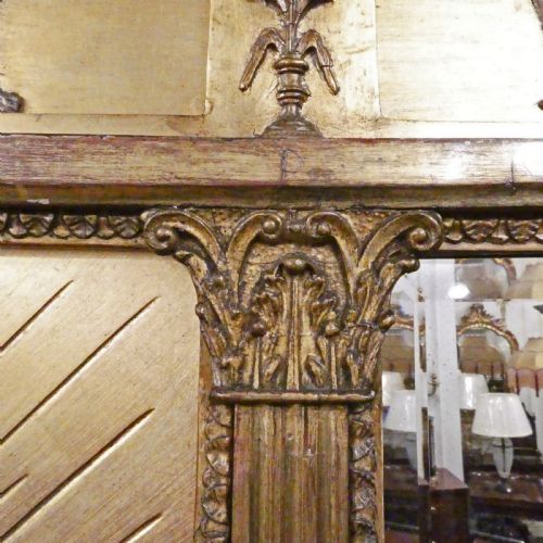 VICTORIAN GILT WALL MIRROR IN THE REGENCY STYLE - ADDITIONAL PHOTO 6