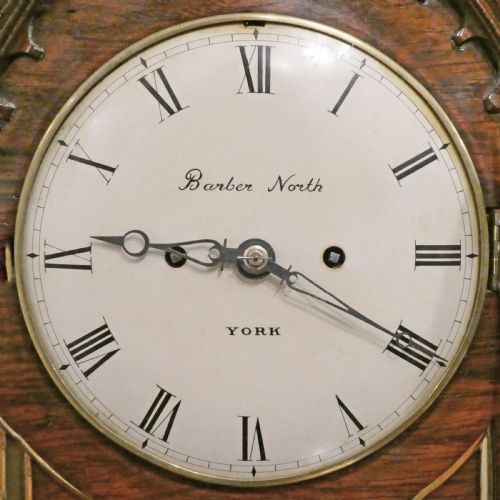 WILLIAM IV ROSEWOOD BRACKET CLOCK BY BARBER NORTH OF YORK - ADDITIONAL PHOTO 2