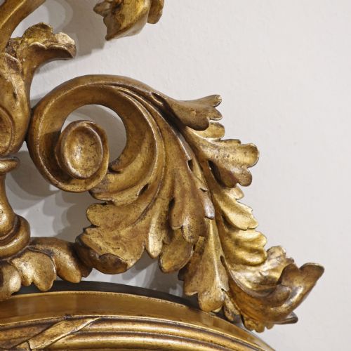 REGENCY GILTWOOD CONVEX WALL MIRROR - ADDITIONAL PHOTO 5