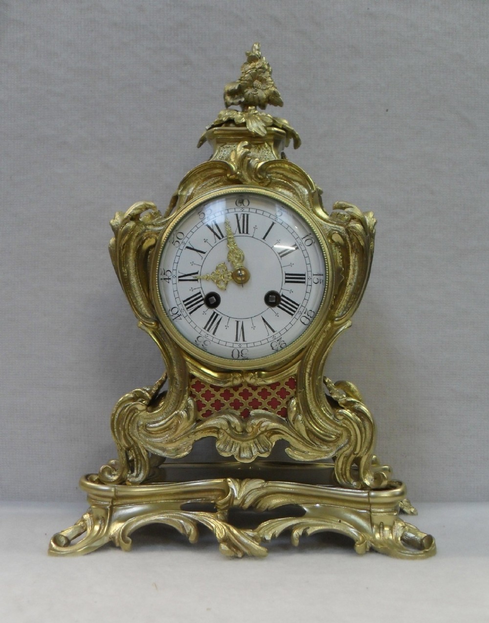 Brass and Gilt Mantel Clock