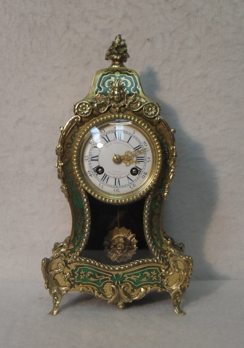 French Boulle Mantel Clock