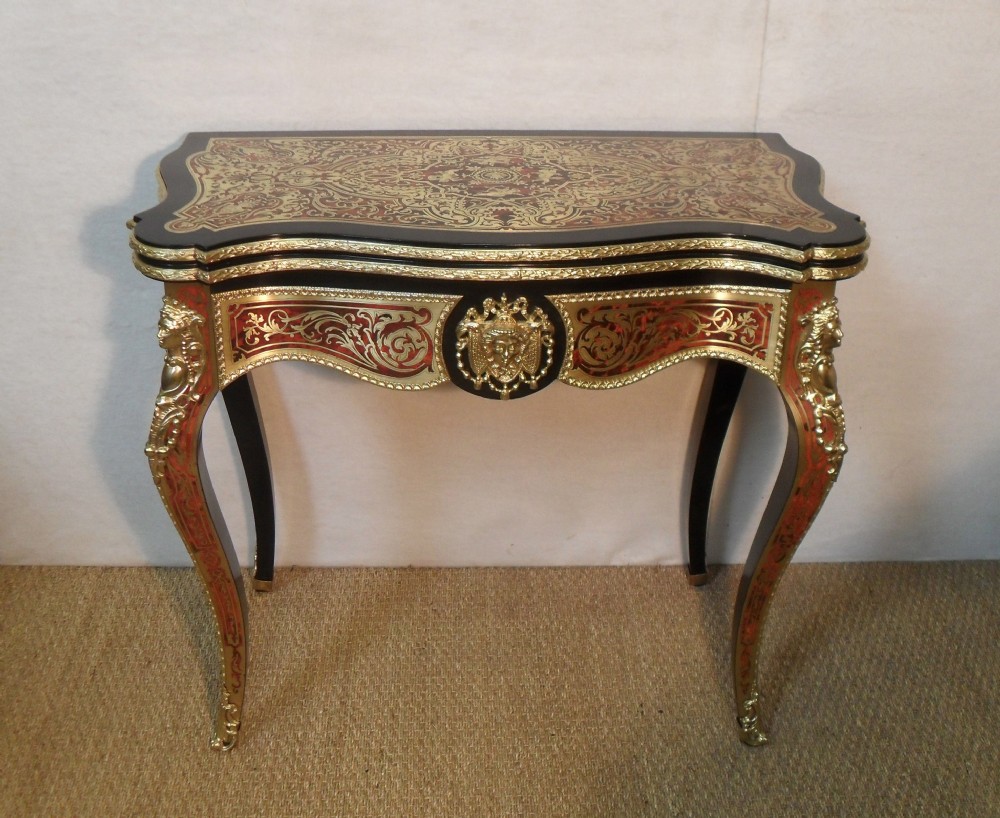 French Boulle Games Table