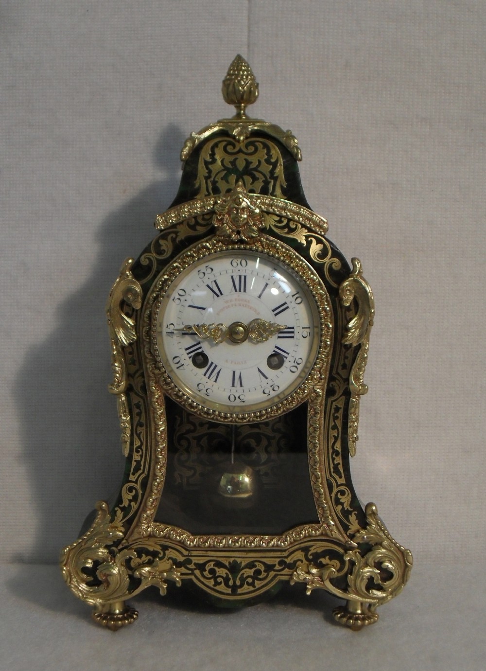 French Boulle Mantel Clock