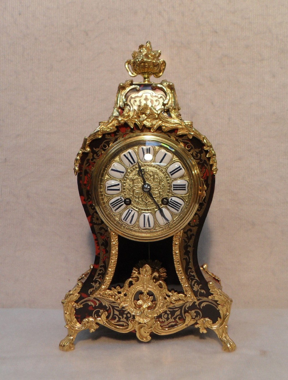 French Boulle Mantel Clock