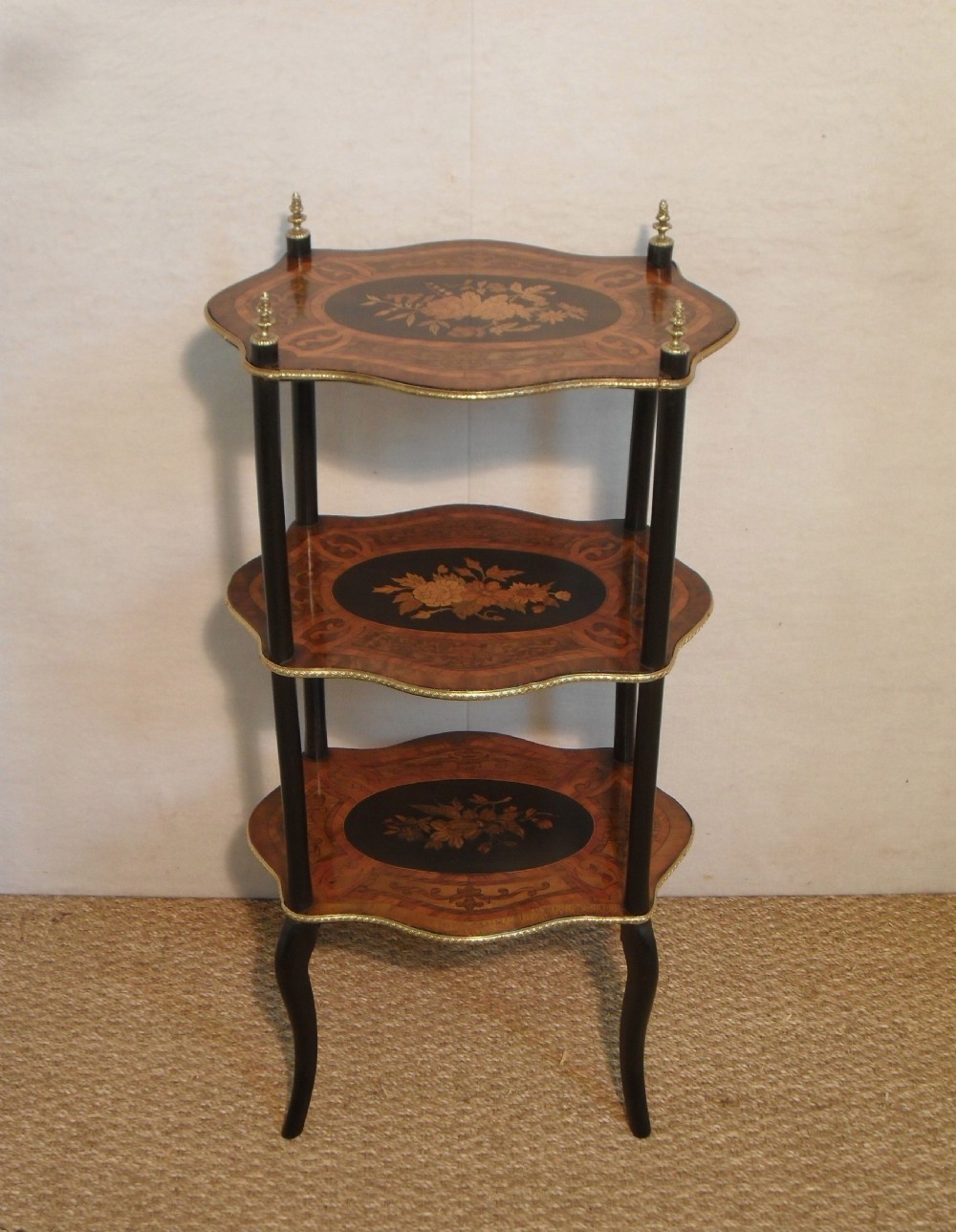 French Marquetry Etagere