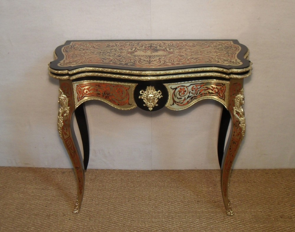 French Boulle Games Table