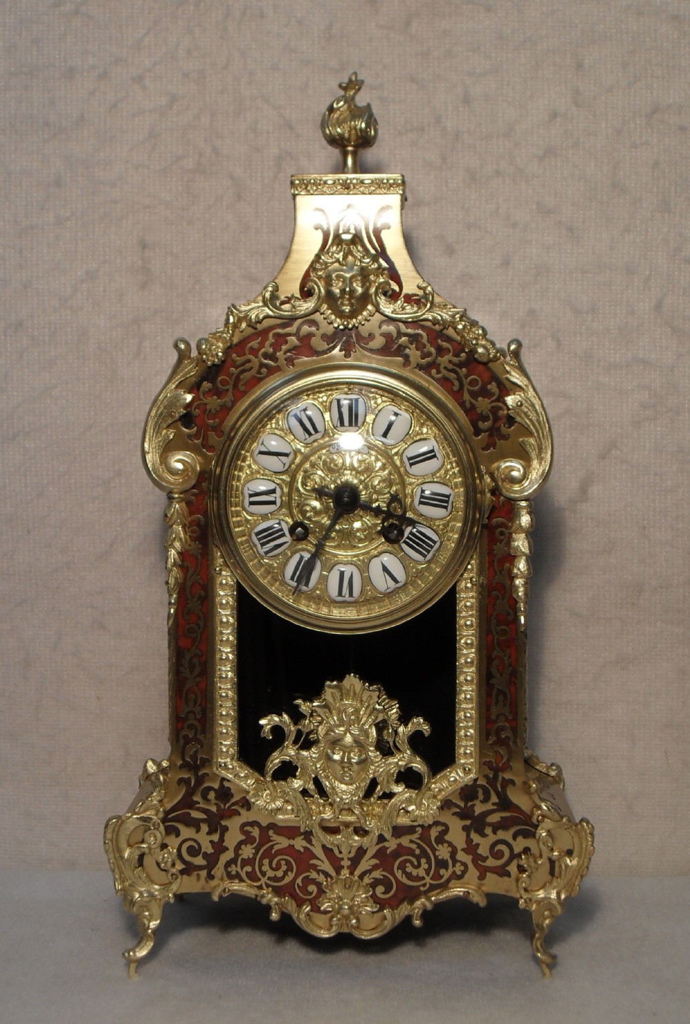 French Boulle Mantel Clock