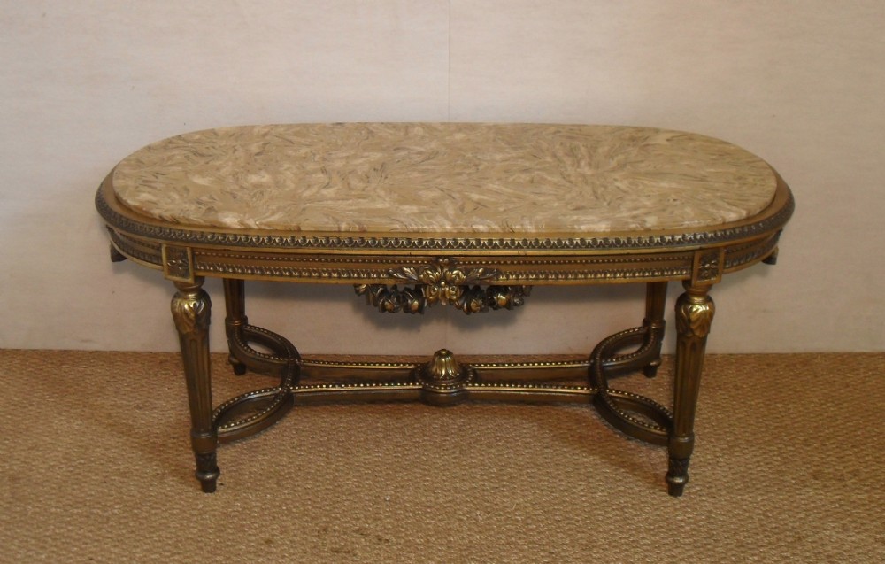 French Gilt Coffee Table
