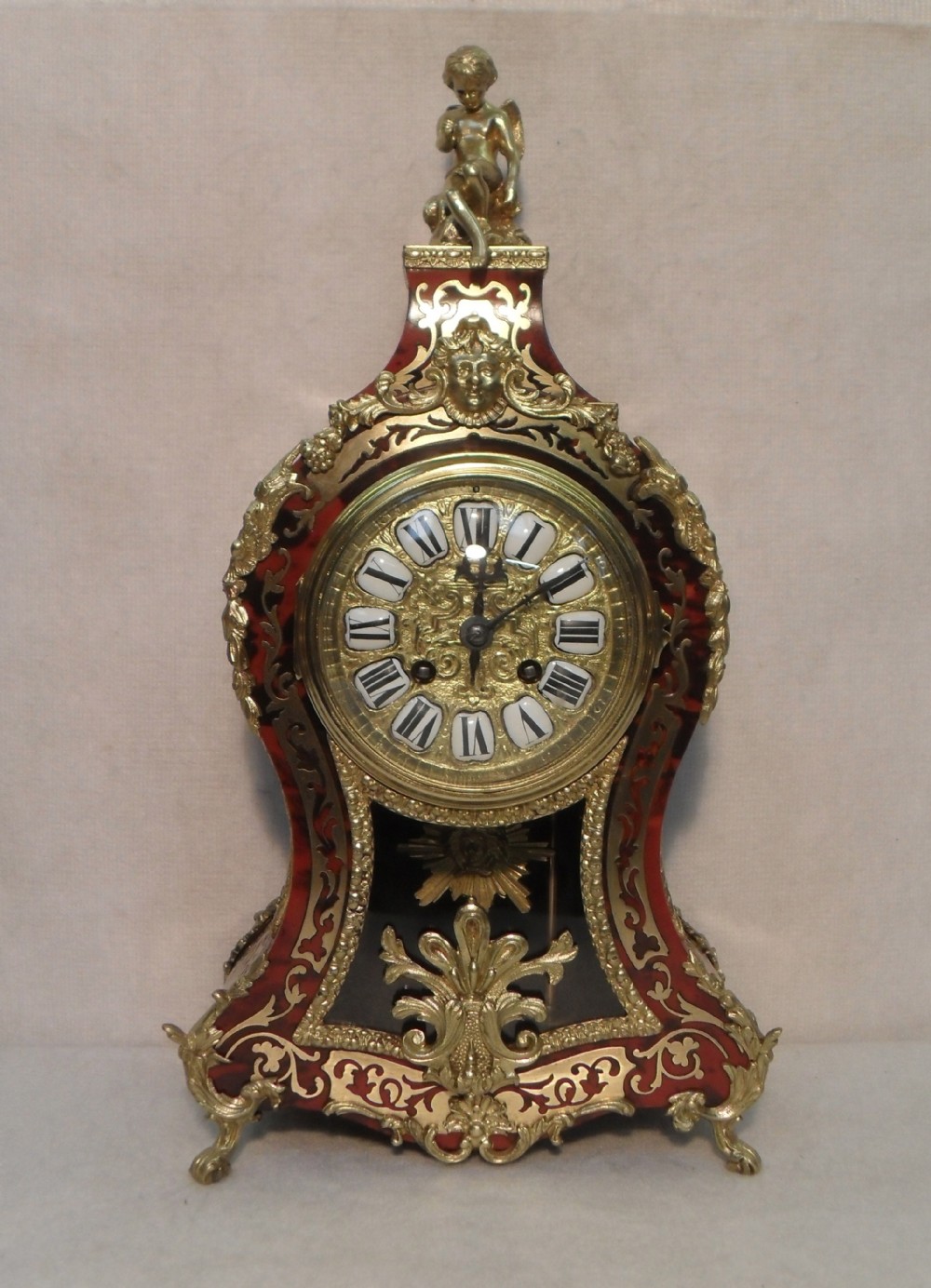 French Boulle Mantel Clock