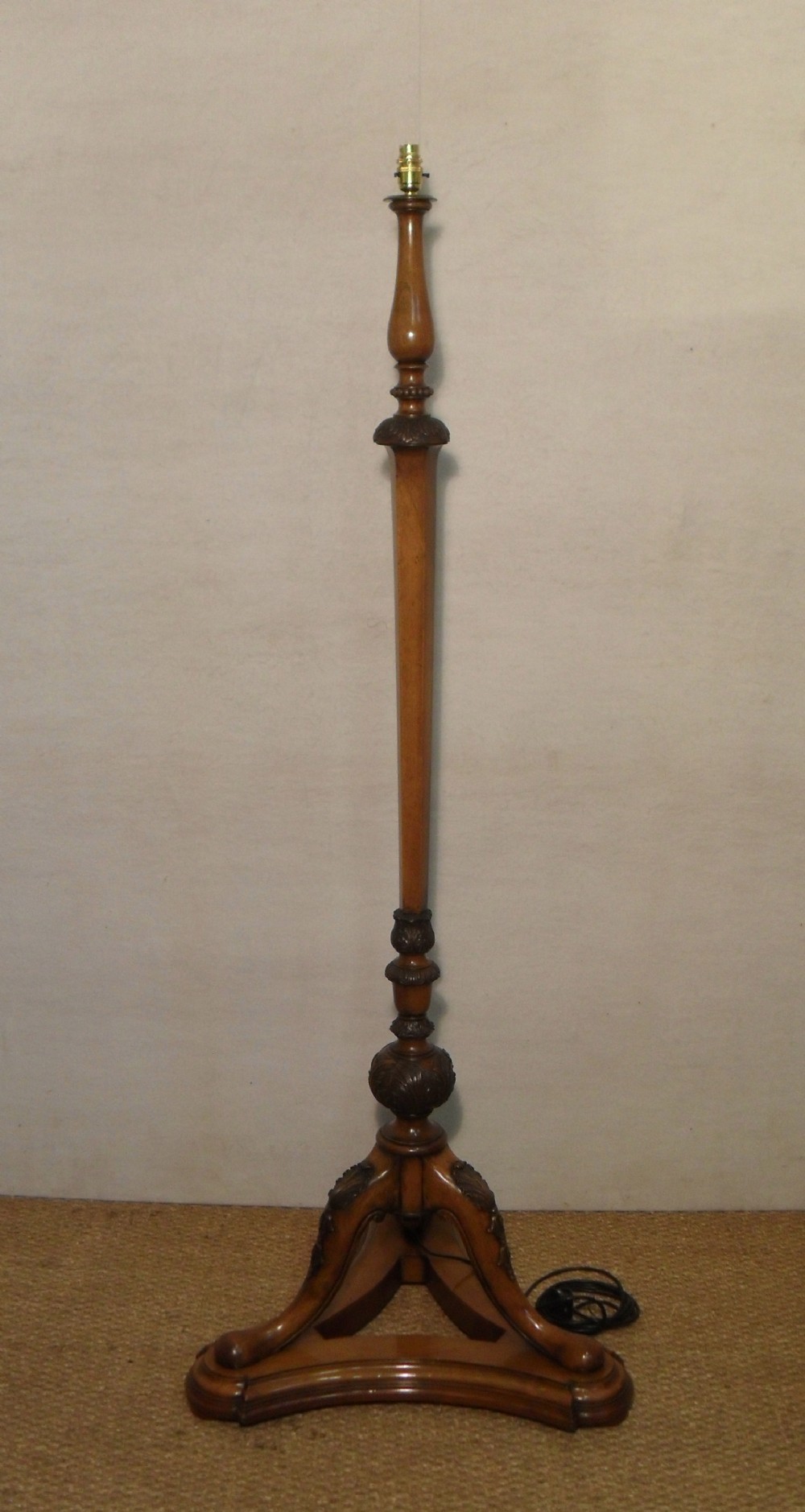 Walnut Standard Lamp