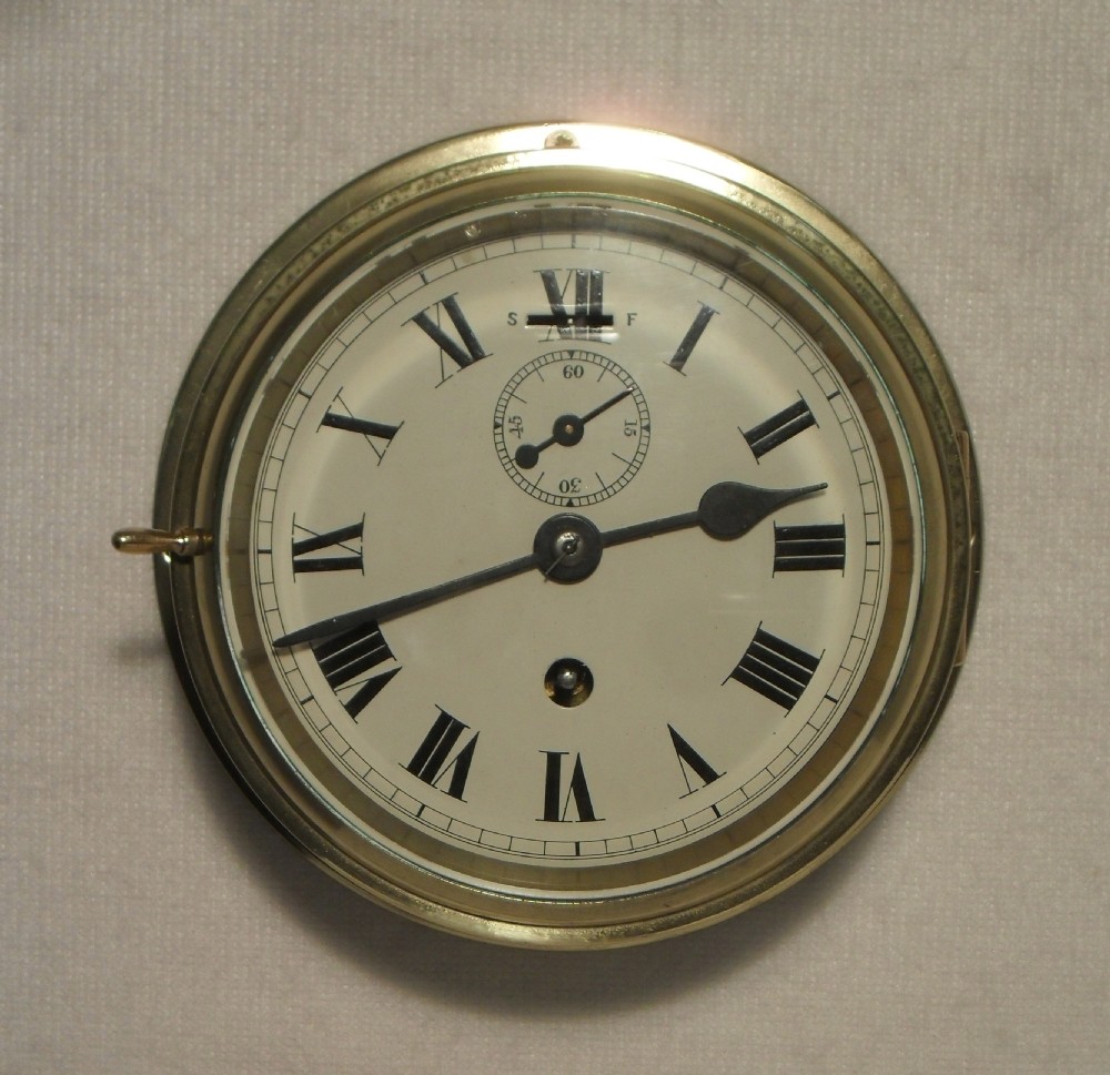 Brass Ships Clock