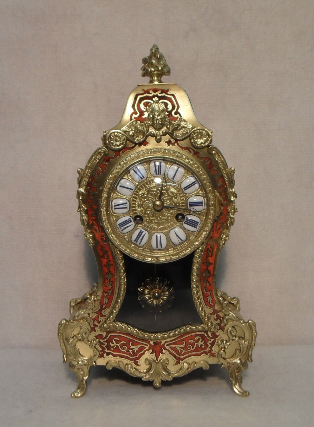 French Boulle Mantel Clock