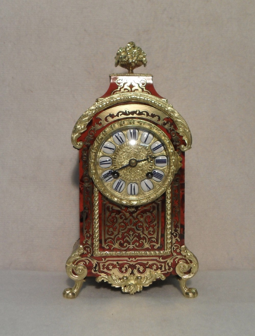 French Boulle Mantel Clock