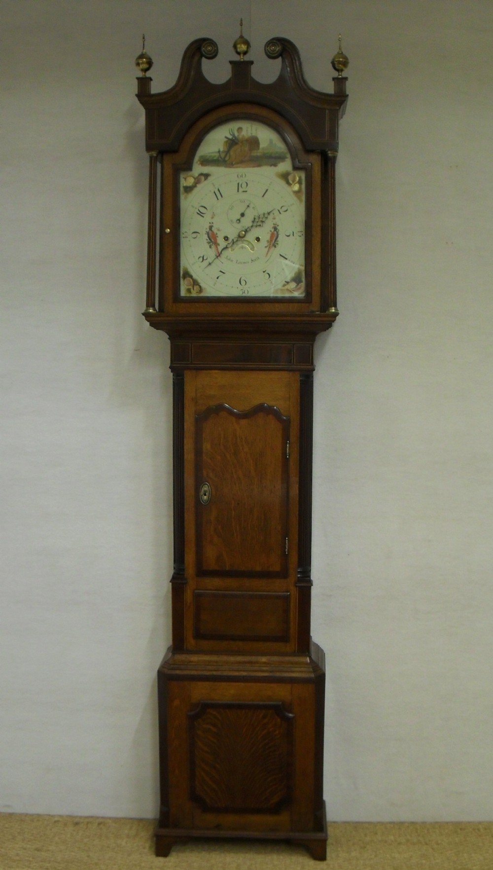 Oak Longcase Clock