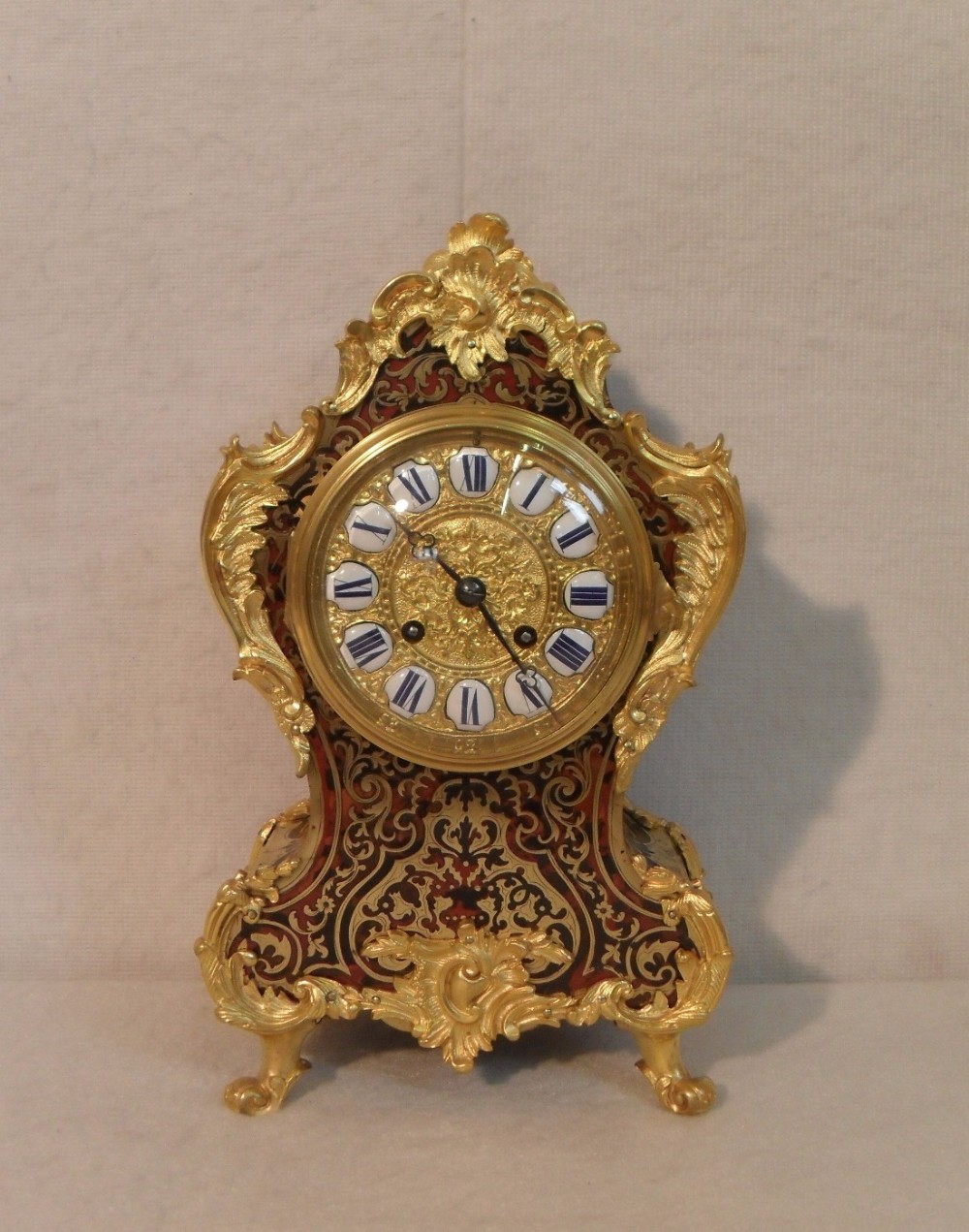 French Boulle Mantel Clock