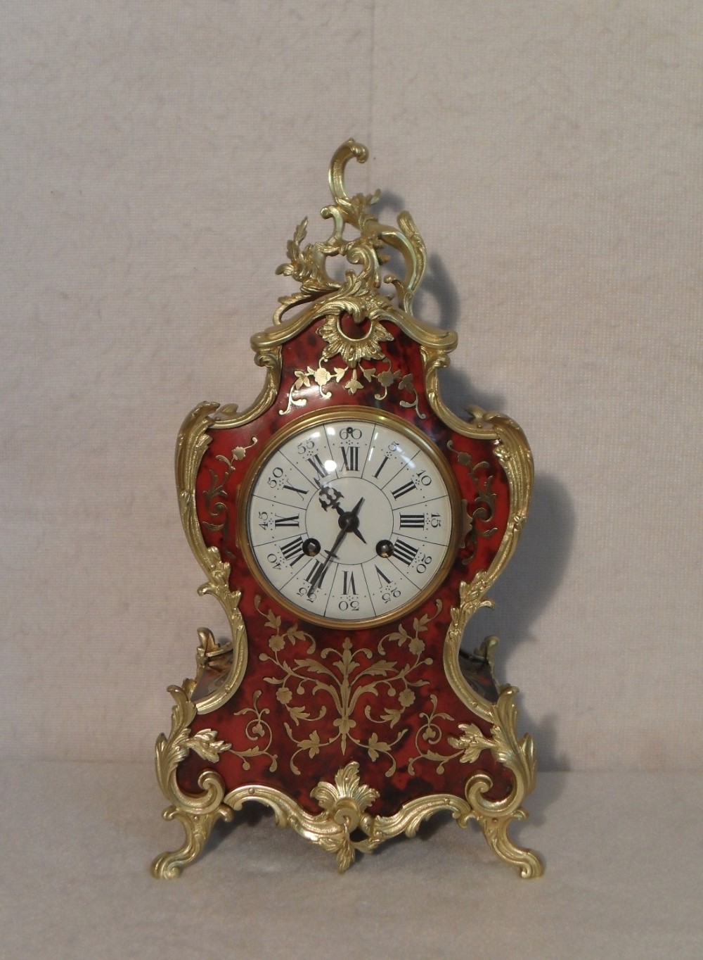 French Boulle Mantel Clock