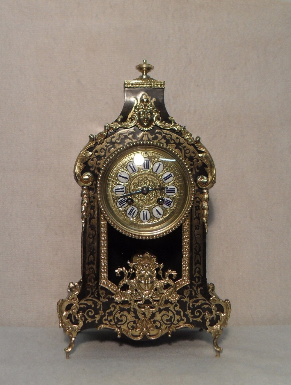French Boulle Mantel Clock