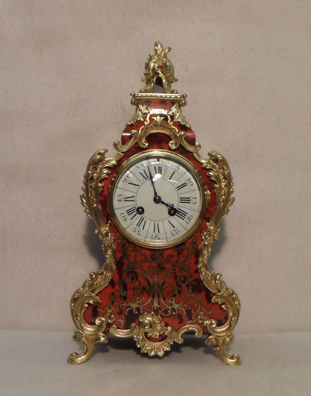 French Boulle Mantel Clock