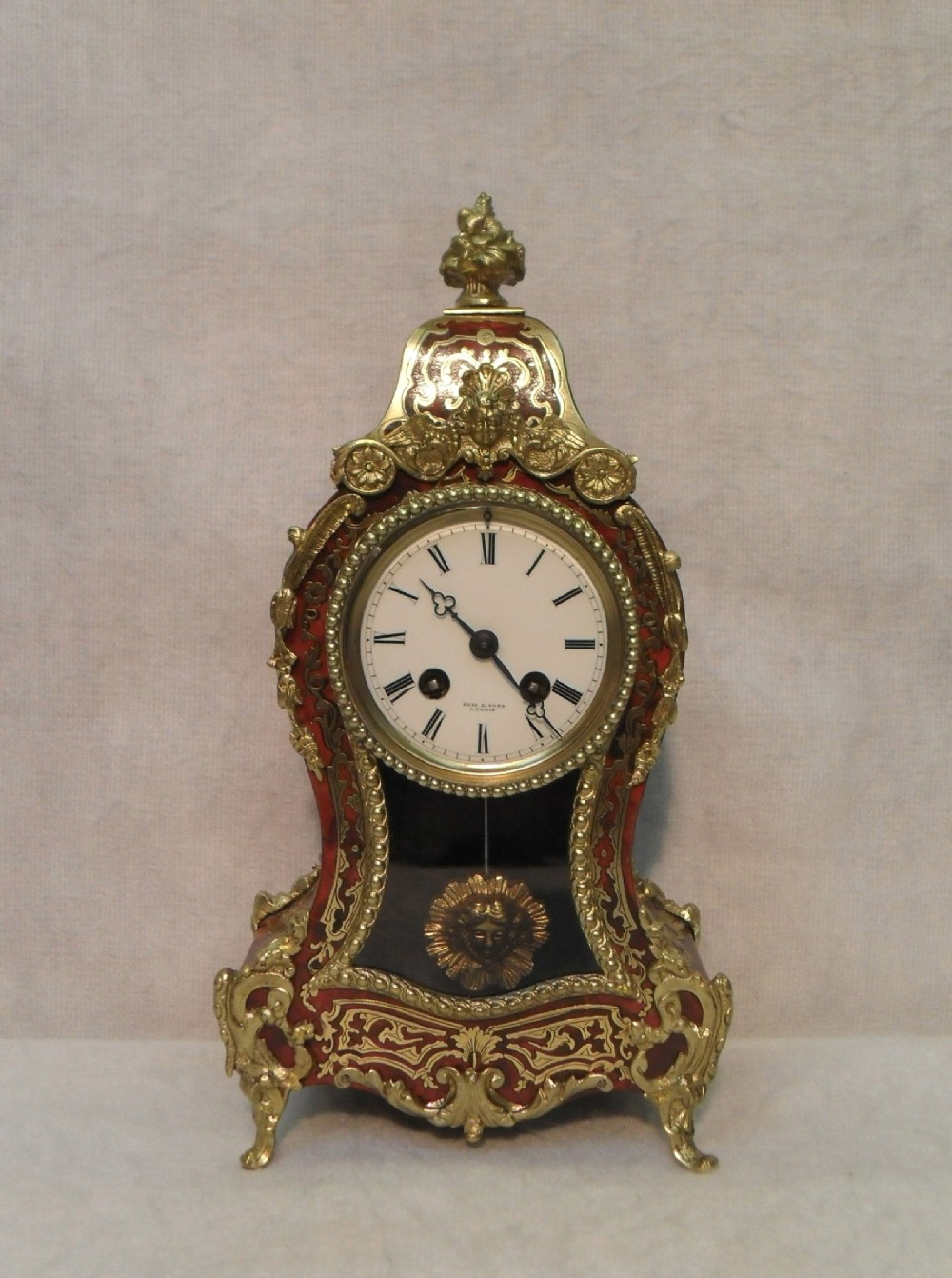 French Boulle Mantel Clock