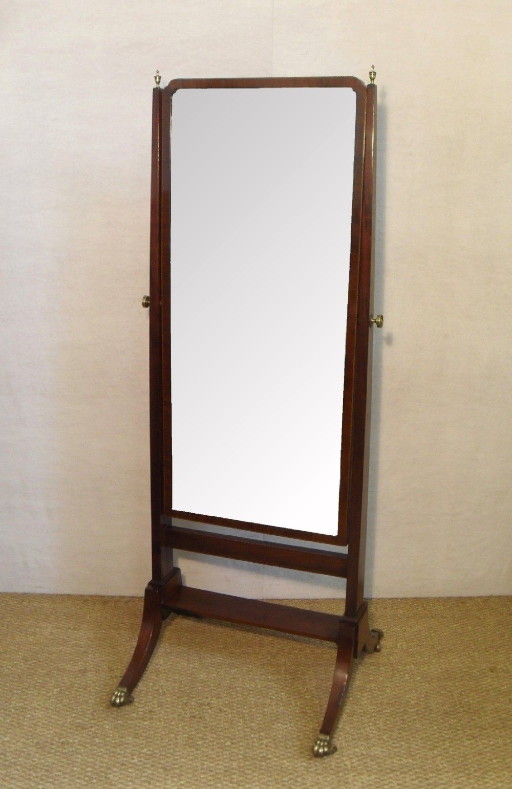 Edwardian Cheval Mirror