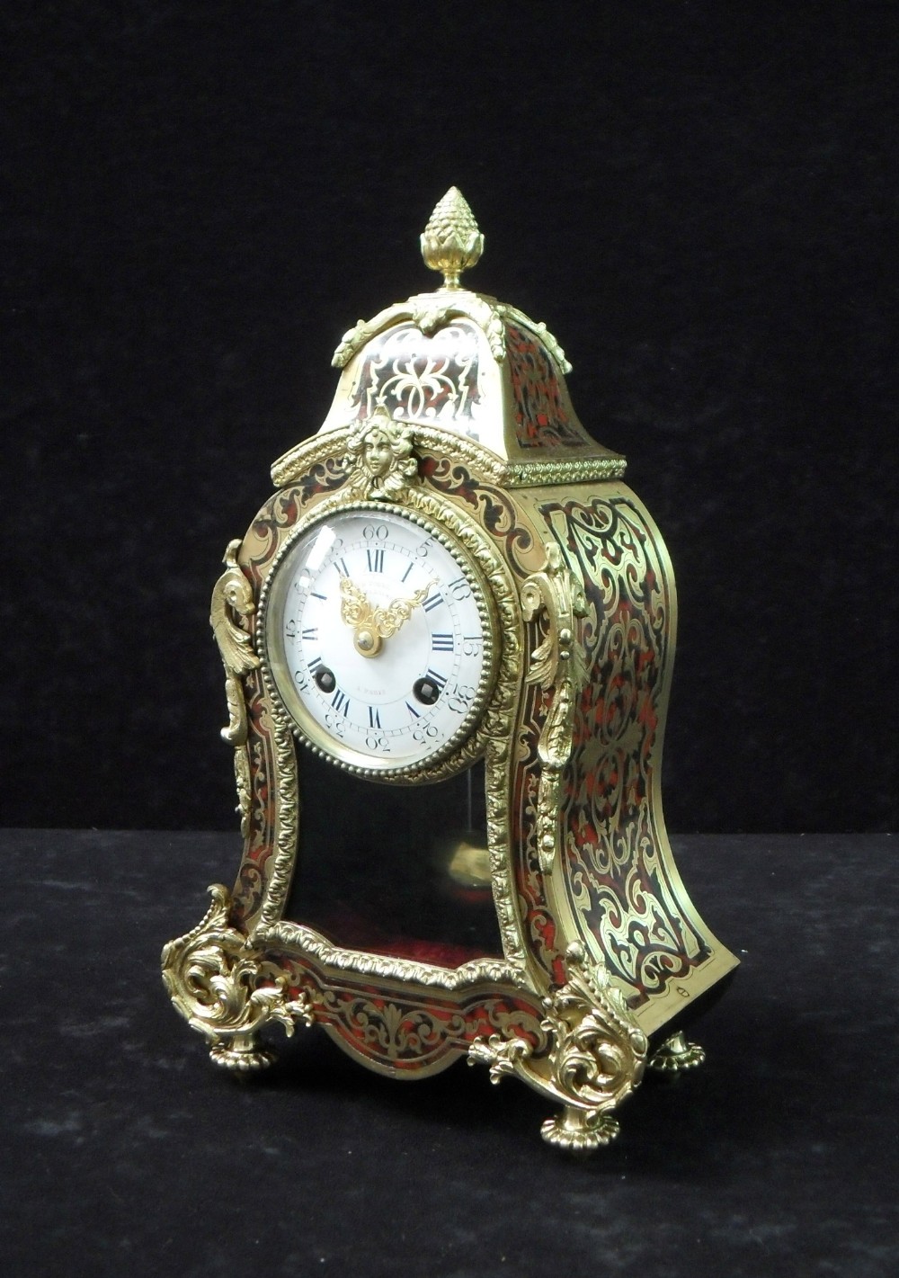 French 19th Century Boulle Mantel Clock