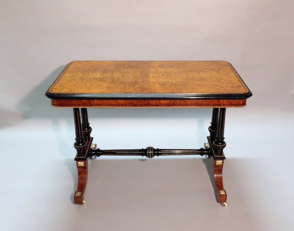 Victorian Amboyna Occasional Table Attributed to Gillows