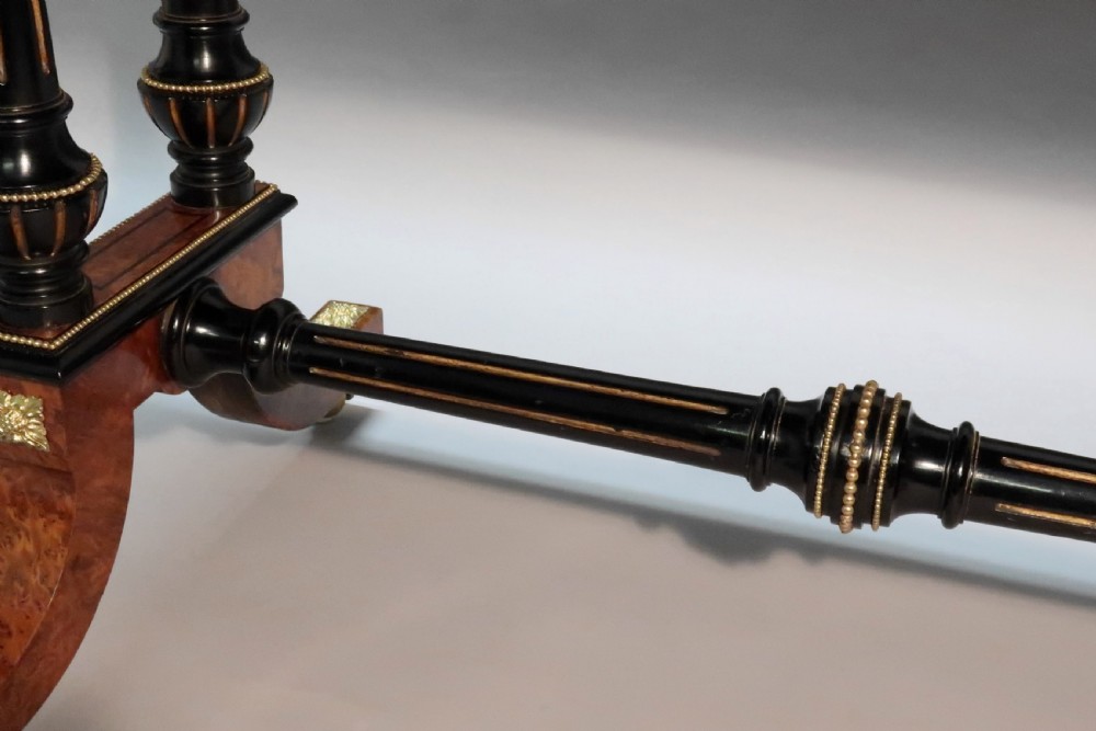 Victorian Amboyna Occasional Table Attributed to Gillows View V