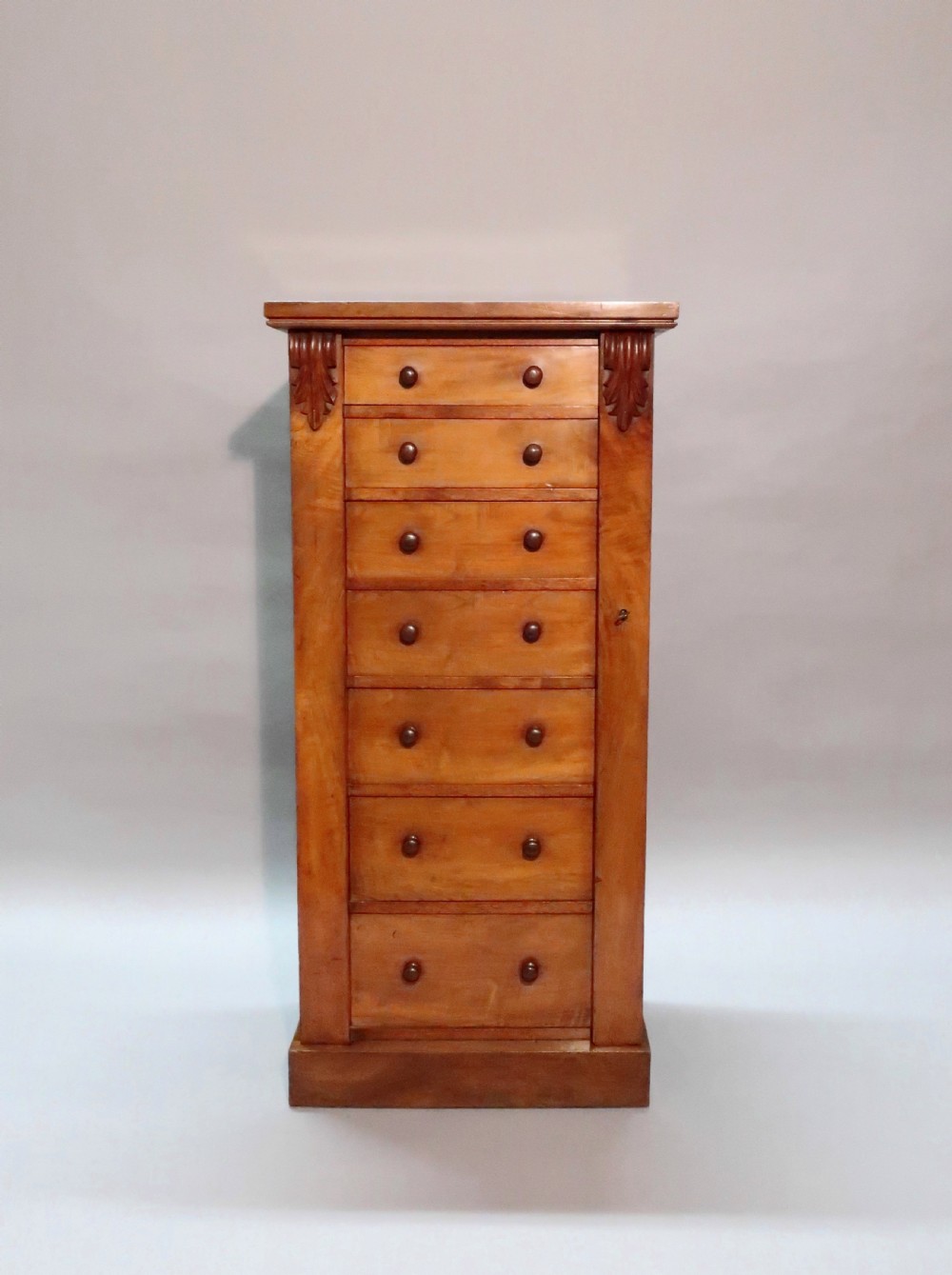 Victorian Walnut Wellington Chest View II