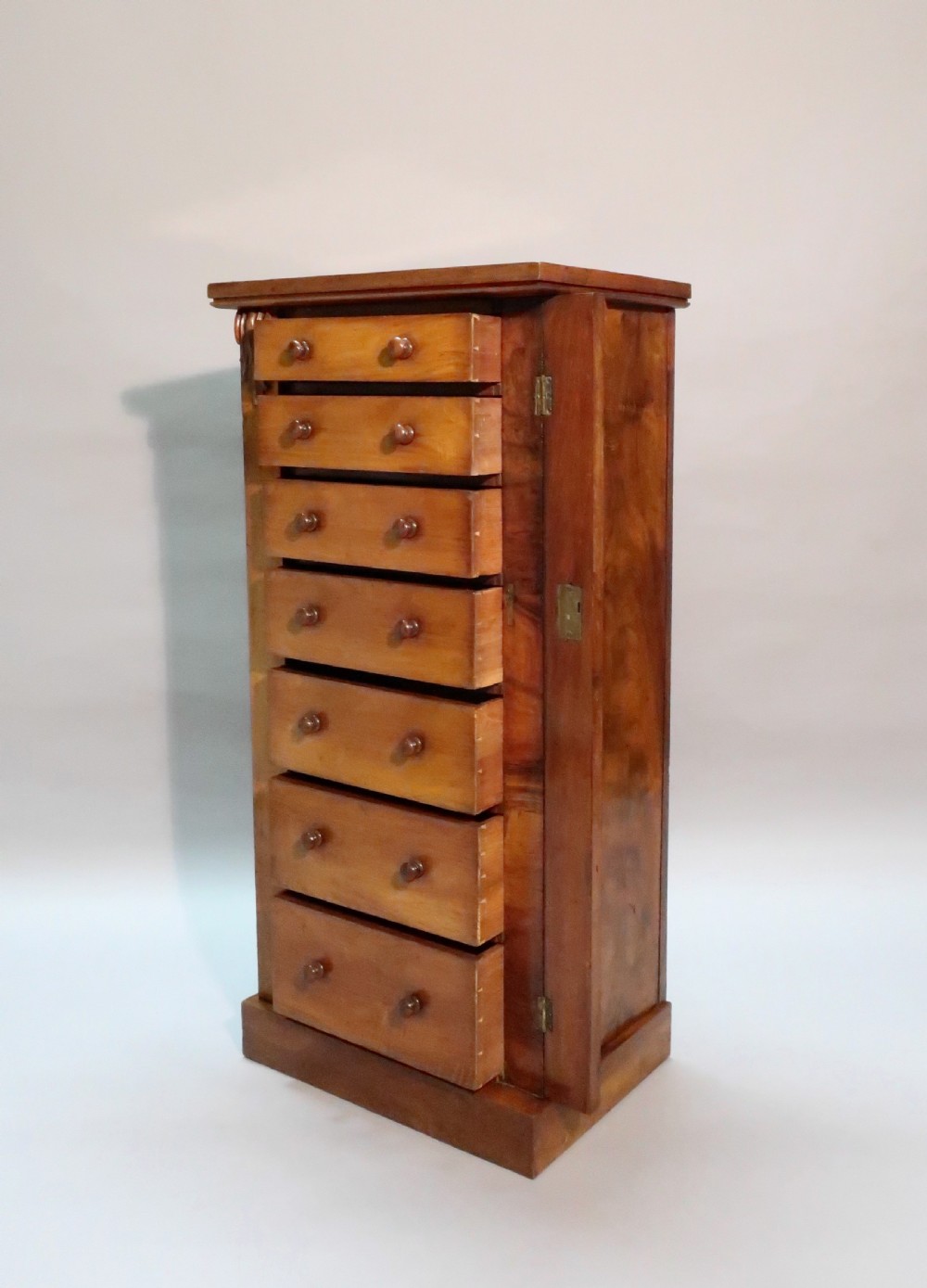 Victorian Walnut Wellington Chest View III