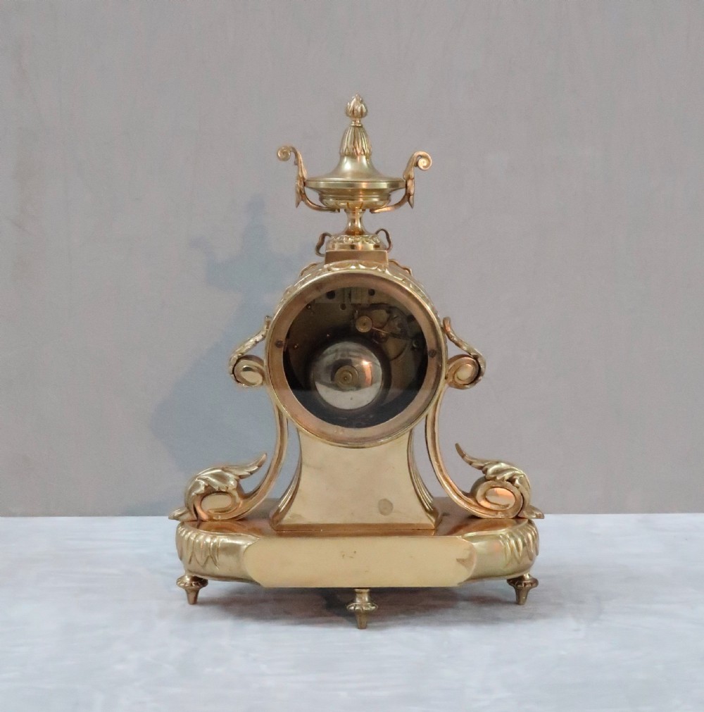 French Bronze Gilt Mantel Clock by Japy Freres View VII