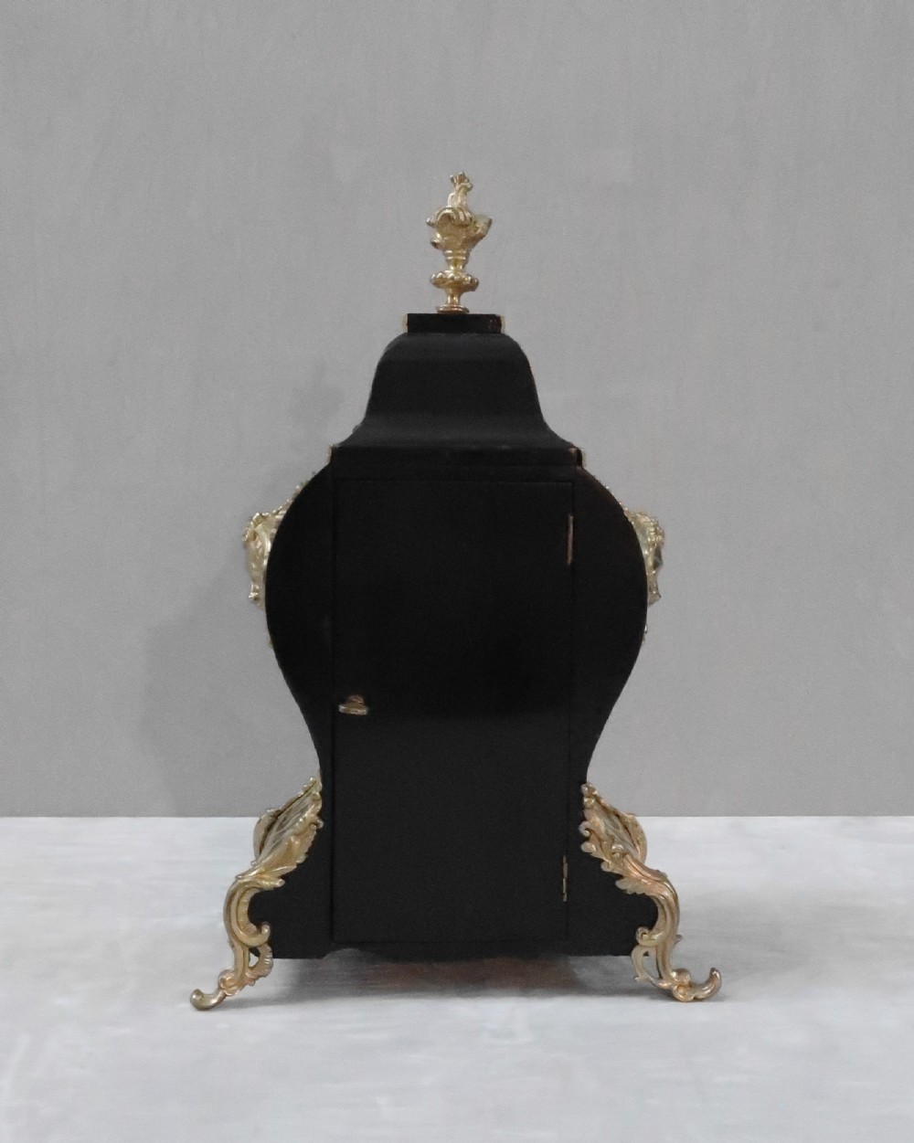 French 19th Century Louis XV Style Boulle Mantel Clock by Samuel Marti View VIII