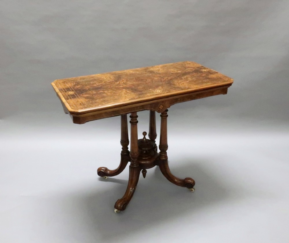 Victorian Figured Walnut Occasional Table
