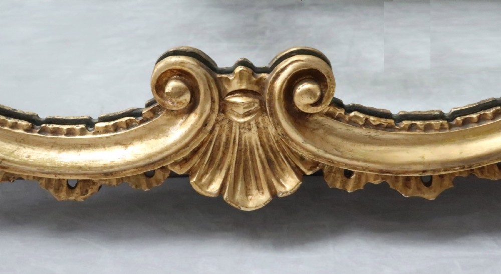 Italian Giltwood Carved Wall Mirror  View VI