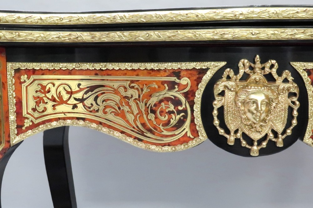 French Napoleon III Louis XV Style Boulle Games Occasional Table View VII