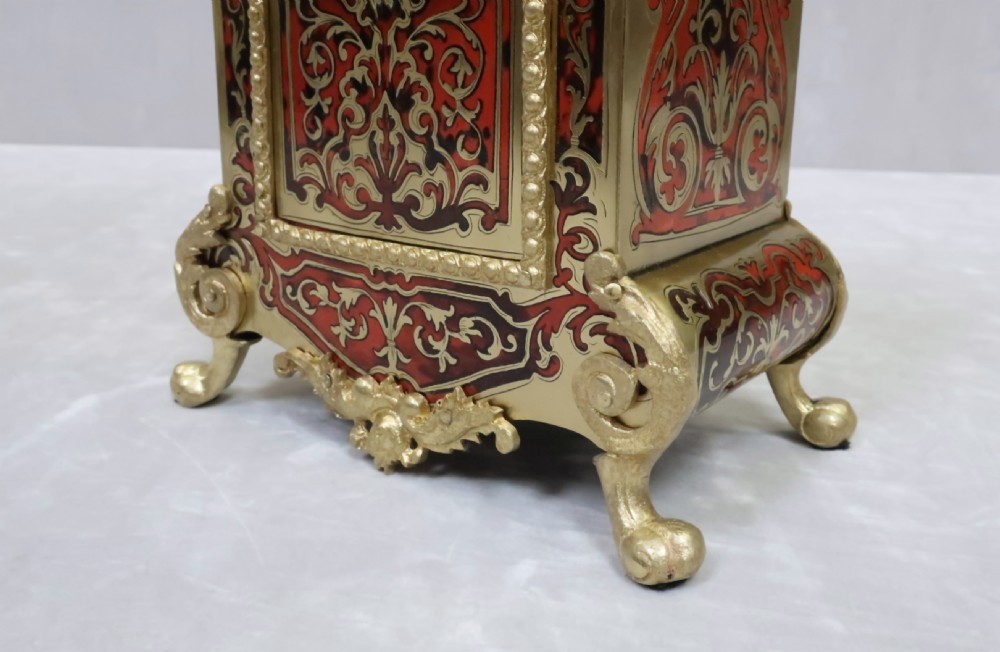 French 19th Century Louis XIV Style Boulle Mantel Clock View IV