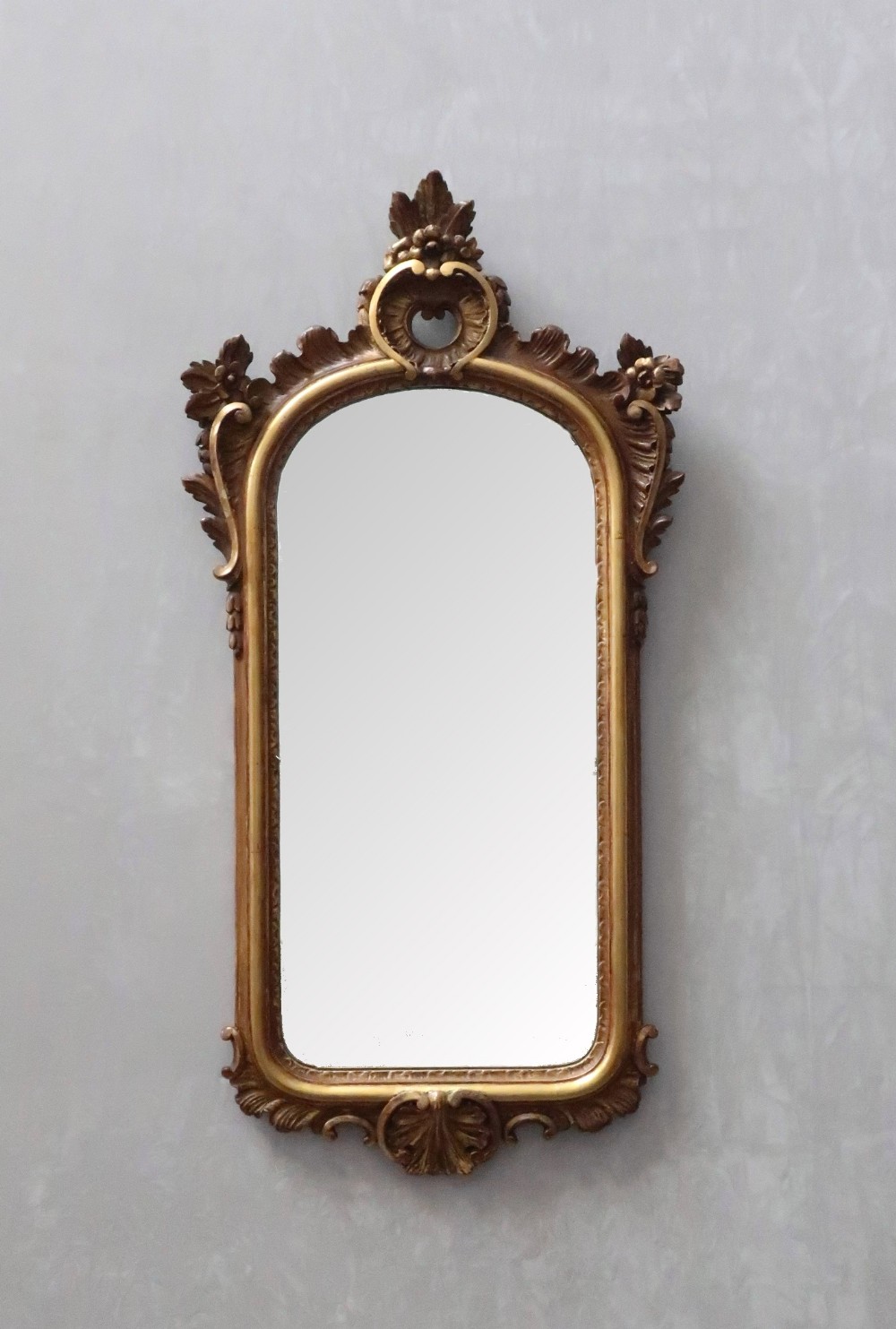 Early 20th Century Italian Gilt Wall Mirror 