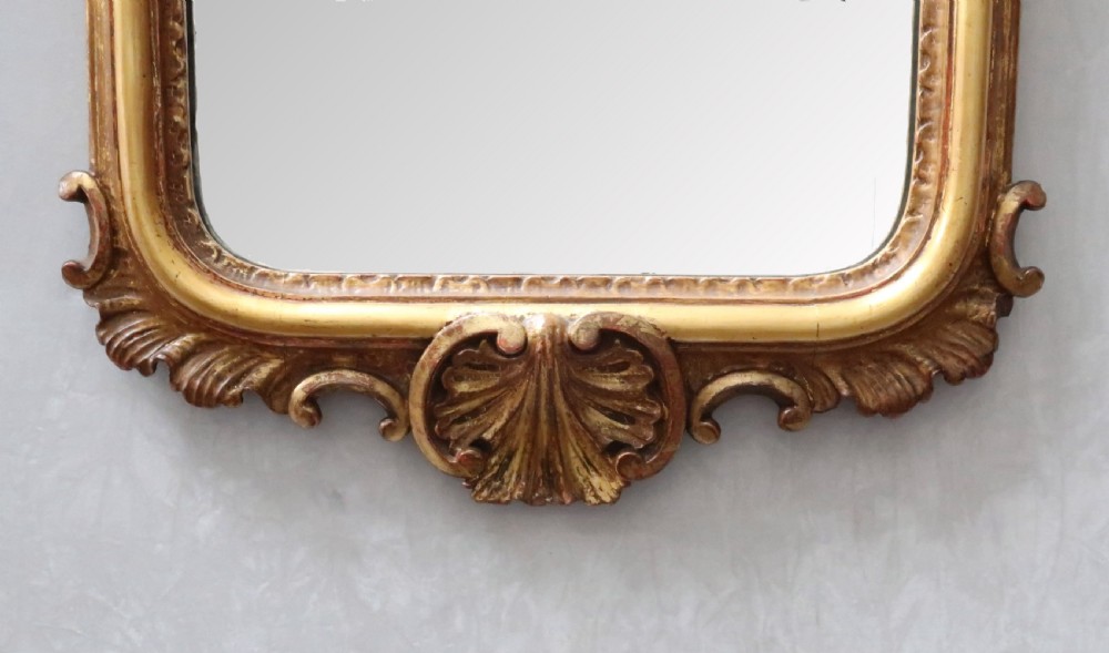 Early 20th Century Italian Gilt Wall Mirror  View V